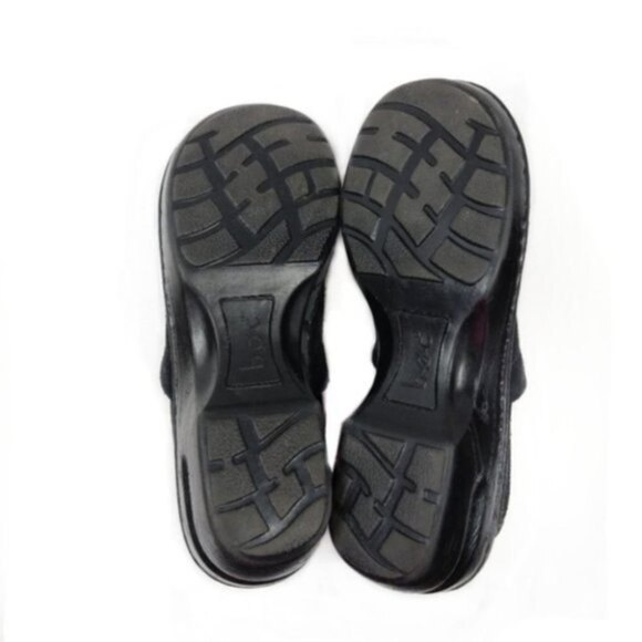 B.O.C Born Concept Shimmer Black Blue Clogs 8 - Picture 6 of 8